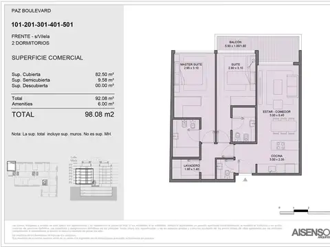 Departamento en Venta en Saavedra, USD 385.720