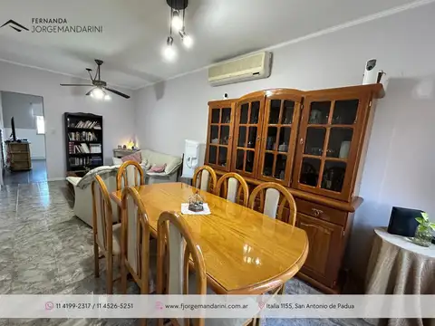 Casa 3 ambientes con 1 baño