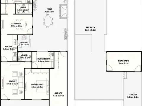 Casa en Venta con 1 cochera