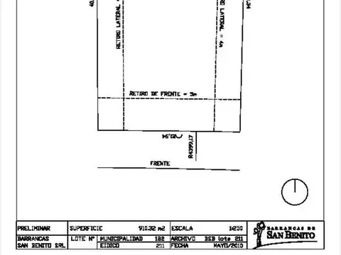 Terreno en venta - 920Mts2 - Chapadmalal, General Pueyrredón