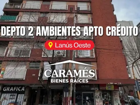 Depto de 2 amb refaccionado a nuevo en pleno Lanusita. Baulera. Apto credito