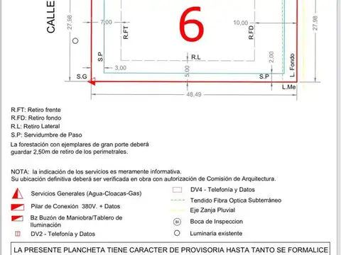 AREA 60 - LA VICTORIA - LOTE 6