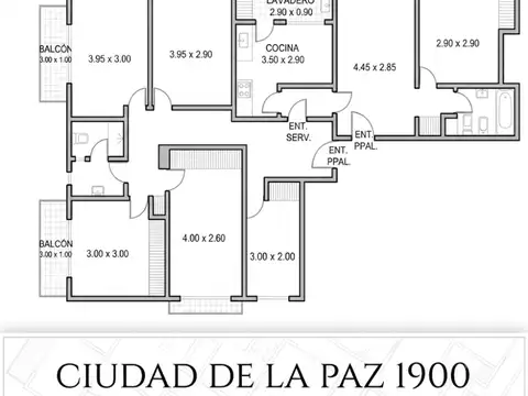 Ciudad De La Paz 1900