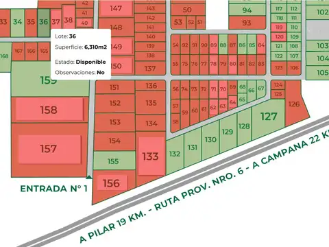 Terreno en Venta 53  mts Frente