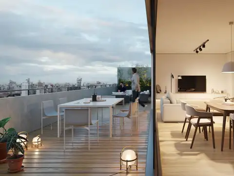 Departamento en venta en República de la Sexta, Rosario 1 dormitorio c/ amenities y patio