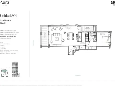 Departamento en Venta al Norte