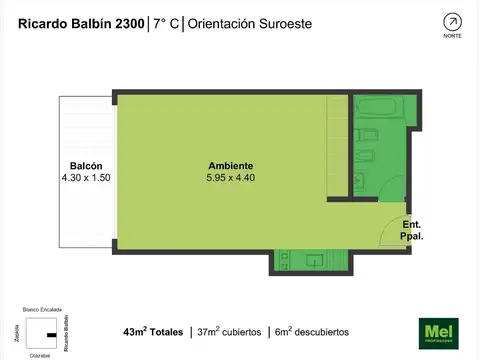 Av. Ricardo Balbin 2300, Piso 7