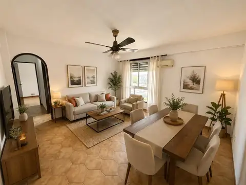 Departamento 4 ambientes en venta con vista abierta en Olivos
