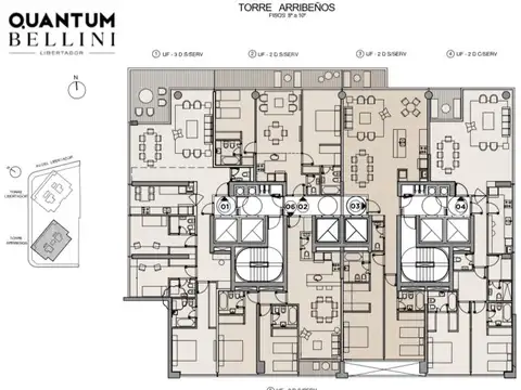 Departamento en Venta con 1 cocheras