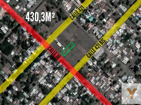 Terreno en venta - 430,3Mts2 - Villa Elisa