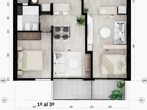 Departamento en Venta en Republica De La Sexta, USD 42.342