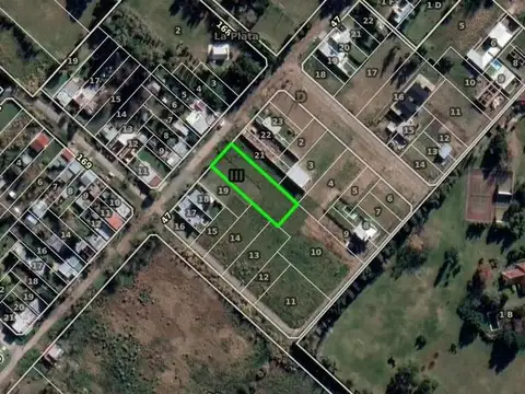 Terreno en Venta 60  mts Fondo