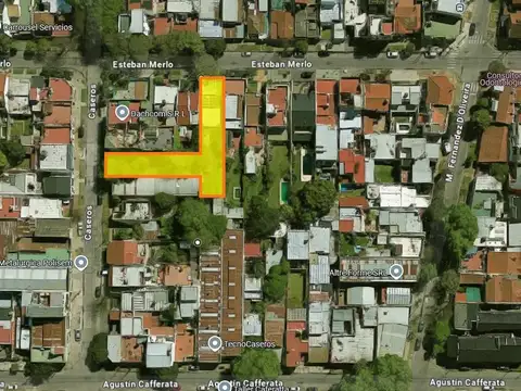 2 Lotes Industriales 603 m² c/ mejoras - Frente a 2 calles - Caseros