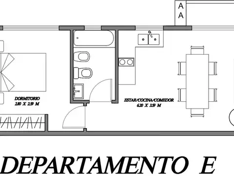 Departamento en Venta en Vicente Lopez Vias / Maipu, USD 140.994
