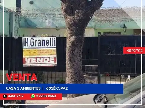 Casa - Venta - Argentina, José C Paz - Joaquin V. Gonzalez 1213