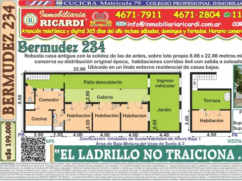 pintoresca  casa chorizo de facil arreglo lote 8.66x22.86
