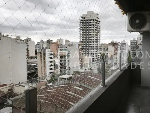 Departamento 2 ambientes con 2 baños