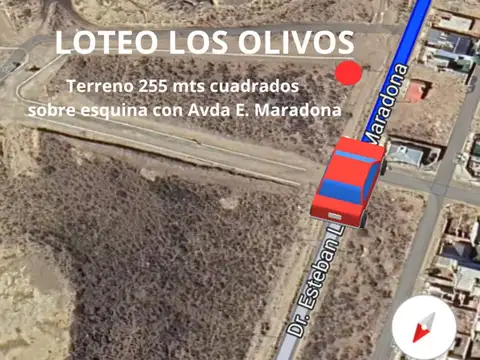 Terreno Loteo Los Olivos Esquina Avda Maradona