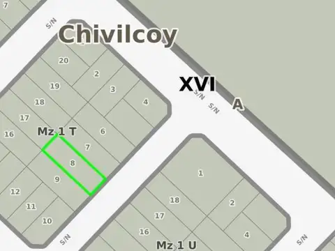 Terreno en Venta en Chivilcoy, USD 16.000