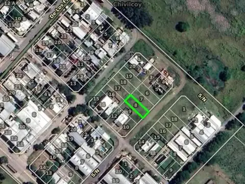 Terreno en Venta 30  mts Fondo