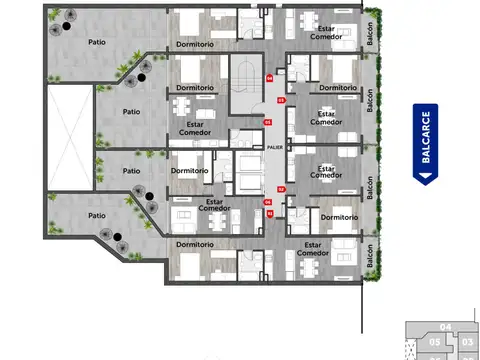 Departamento en Venta con 1 cocheras