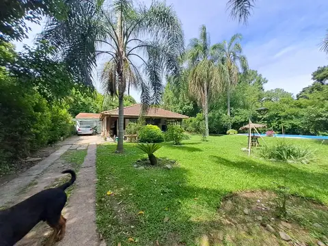 VENTA 2 CASAS  BARRIO PARQUE EL CAZADOR LOTE DE 1000MT2 PILETA APTO CREDITO PERMUTA