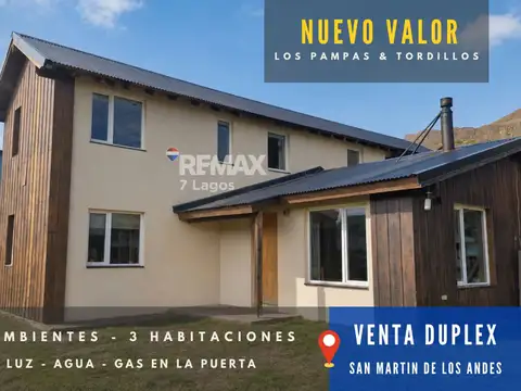 Duplex en venta - 4 ambientes - altos de la vega