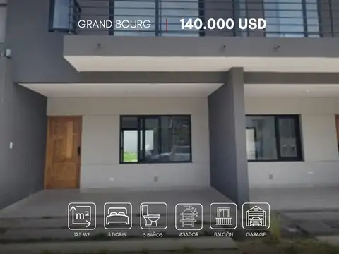 Dúplex en VENTA a estrenar en Grand Bourg, Salta, Argentina