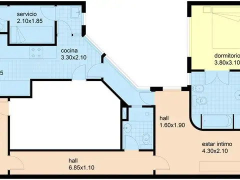 Departamento en Venta de 3 dormitorios