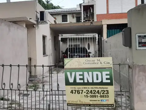 EN VENTA Casa PH Fdo 5 amb. Jose león suarez