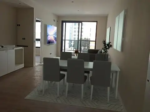 Departamento 2 ambientes con 2 baños