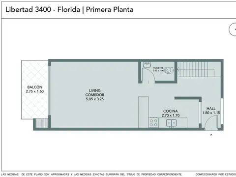 VENTA DE DEPARTAMENTO DE 3 AMBIENTES CON PARRILLA Y DOS BALCONES EN FLORIDA