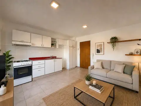 Venta departamento 1 dormitorio con balcón y cochera barrio España y Hospitales,Rosario