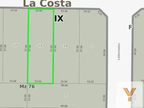 Terreno en venta - 500mts2 - Nueva Atlantis