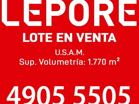 Terreno en Venta en Caballito, USD 570.000