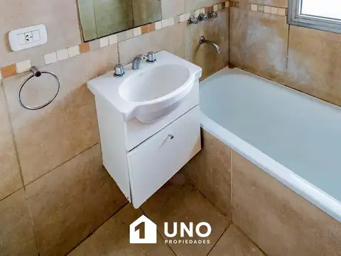 Departamento 2 ambientes con 1 baño
