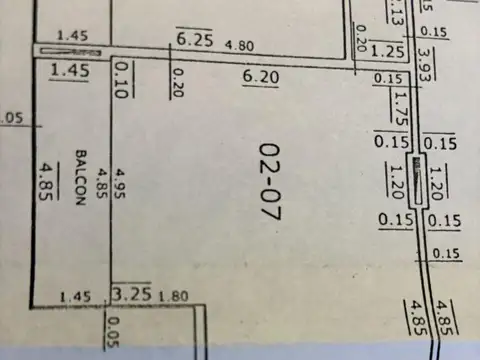 Departamento en Venta de 1 dormitorio