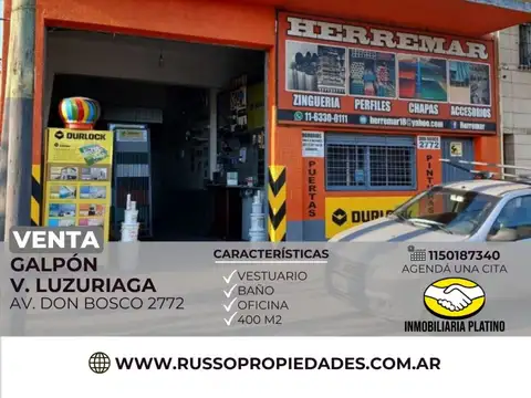 Galpón en Venta en Villa Luzuriaga, Partido de La Matanza