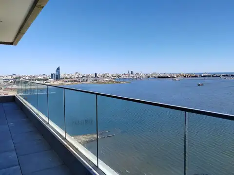 Venta 2 dorm. con vista a bahía Montevideo Harbour