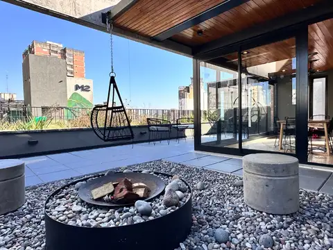 Venta Depto 2 dormitorios piso 8 con terraza exclusiva - Rioja 900 - Centro