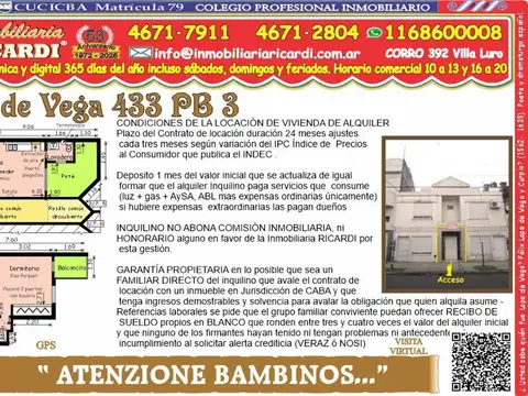 ATENZIONE BAMBINOS... PH en duplex linda arquitectura