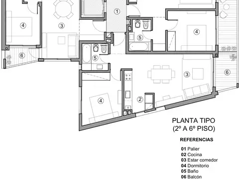Departamento en Venta en Barrio Parque Field, USD 111.000