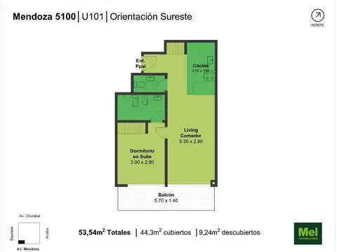 Mendoza 5195 , Piso 1
