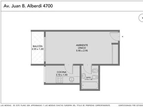 Juan Bautista Alberdi 4700 , Piso 4