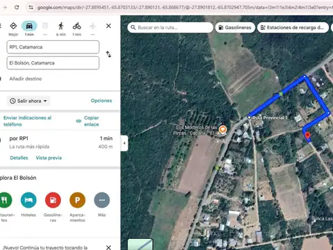 SE VENDE TERRENO, EL BOLSÓN, AMBATO, CATAMARCA