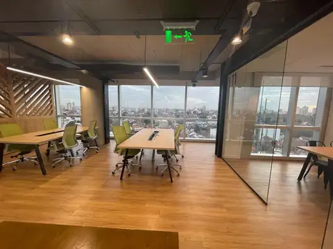 Libertador casi Melo oficinas con vista al rio oficina 500 m2 alquilada, con renta vigente