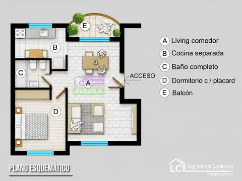HERMOSO DEPARTAMENTO 2 AMBIENTES EN INCREIBLE COMPLEJO CERRADO EN ALQUILER | SAN JUSTO