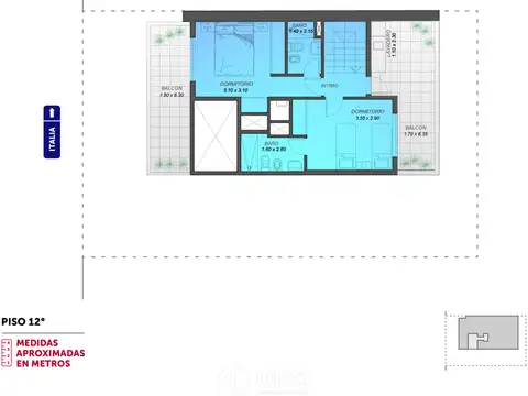 Departamento en Venta en Centro, USD 117.099