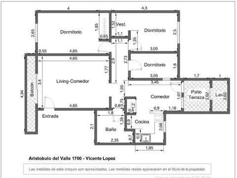 Depto Tipo Casa en Venta de 2 dormitorios