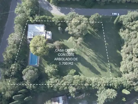 Casa quinta con excelente lote arbolado de 1.616 m2 - en la mejor zona de barrio Abadia